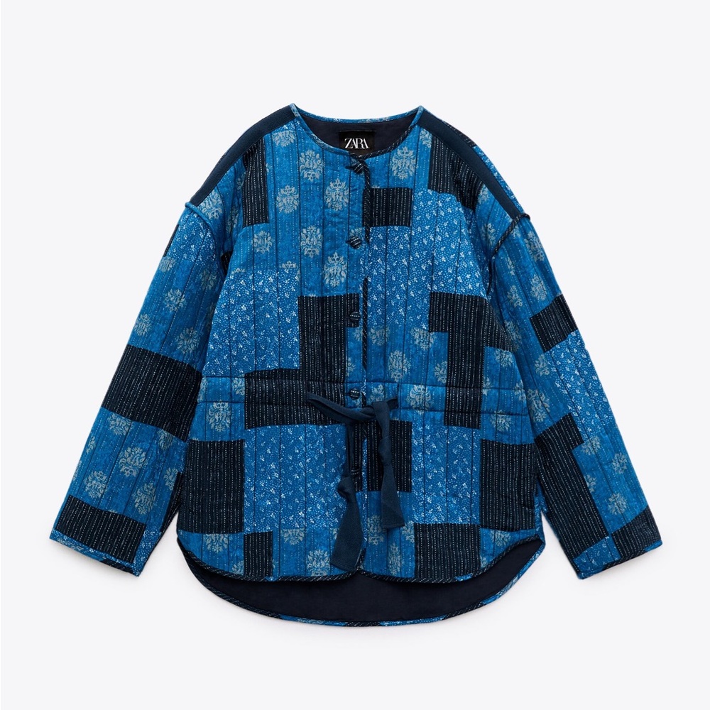 ZARA Blue Padded Jacket